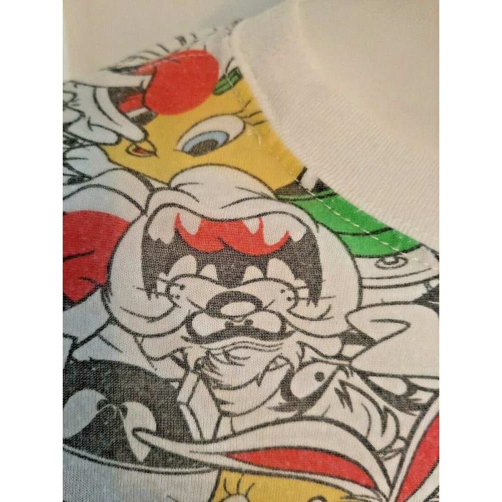 Medium Looney Tunes Long Sleeve T- Shirt Bugs Tweety Bird Sylvester